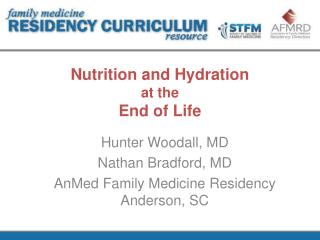 Nutrition and Hydration at the End of Life