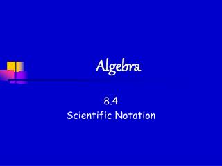 Algebra