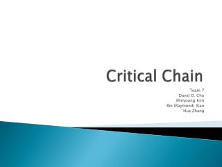 Critical Chain