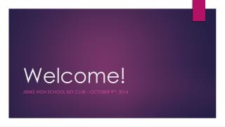 Welcome!