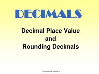 DECIMALS