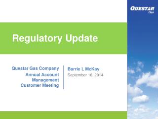 Regulatory Update