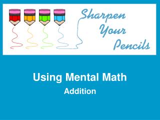 Using Mental Math