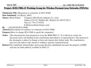 Project: IEEE P802.15 Working Group for Wireless Personal Area Networks (WPANs)