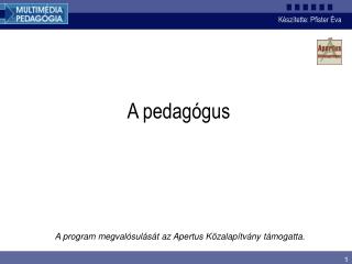 A pedagógus