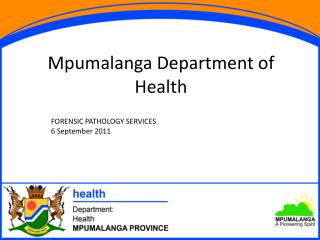 Mpumalanga Department of Health