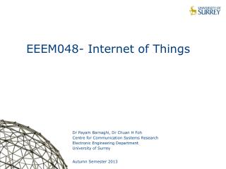 EEEM048- Internet of Things