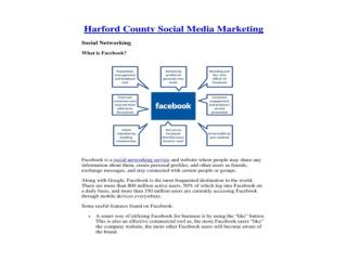 Baltimore County | Social Networking for Business | Harford