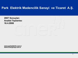 Park Elektrik Madencilik Sanayi ve Ticaret A.Ş.