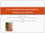 Les comp tences parentales l preuve du terrain