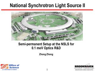 National Synchrotron Light Source II