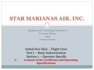 STAR MARIANAS AIR, INC.