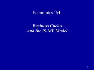 Economics 154