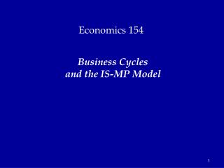 Economics 154