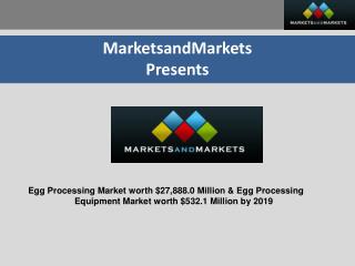 Egg Processing & Equipment Market
