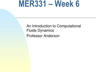 MER331 – Week 6