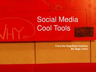 Social Media Cool Tools