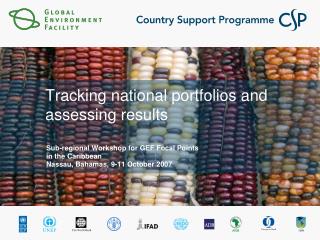 Tracking national portfolios and assessing results