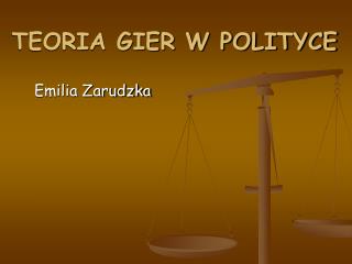 TEORIA GIER W POLITYCE