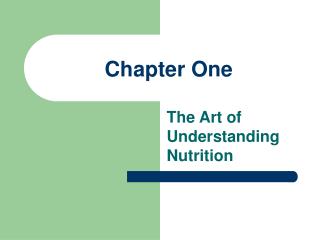 Chapter One