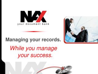 While you manage your success.