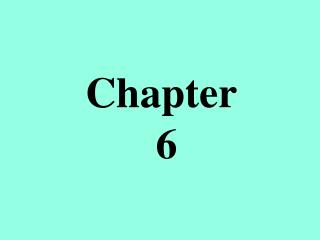 Chapter 6