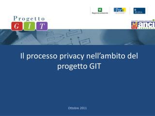 Il processo privacy nell’ambito del progetto GIT