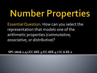 Number Properties