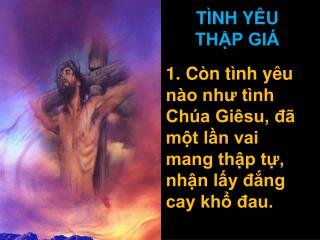 TÌNH YÊU THẬP GIÁ