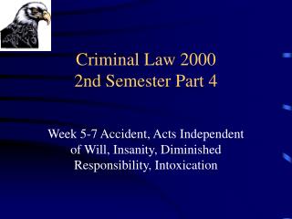 Criminal Law 2000 2nd Semester Part 4