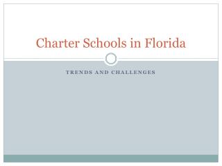Charter Schools in Florida