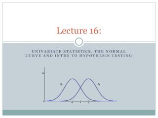 Lecture 16: