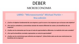 DEBER MICROECONOMIA