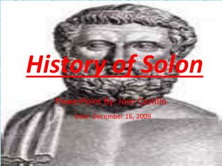 History of Solon