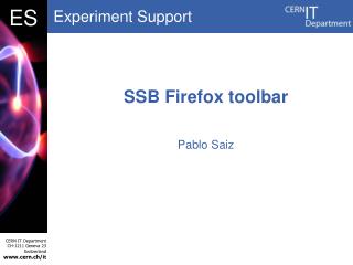 SSB Firefox toolbar