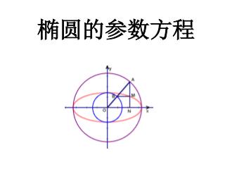 椭圆的参数方程