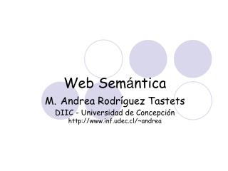 Qué es la Web Semántica?