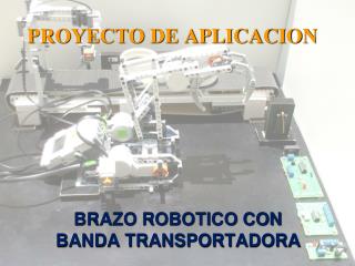 PROYECTO DE APLICACION