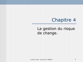 Chapitre 4