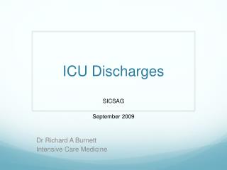 ICU Discharges