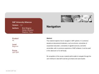 Navigation