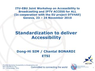 Dong-Hi SIM / Chantal BONARDI ETSI