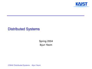 Distributed Systems