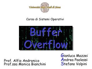 Buffer Overflow