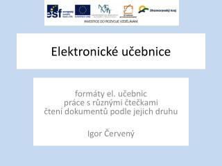 Elektronické učebnice