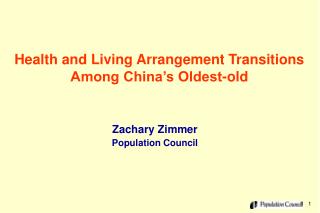 Health and Living Arrangement Transitions Among China’s Oldest-old