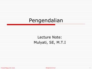 Pengendalian