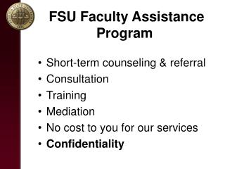 FSU Faculty Assistance Program