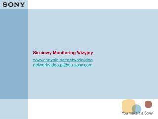 Sieciowy Monitoring Wizyjny