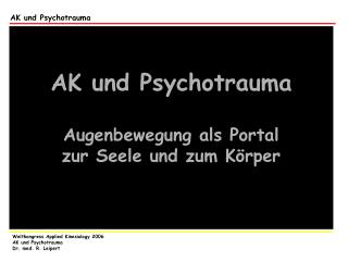 AK und Psychotrauma